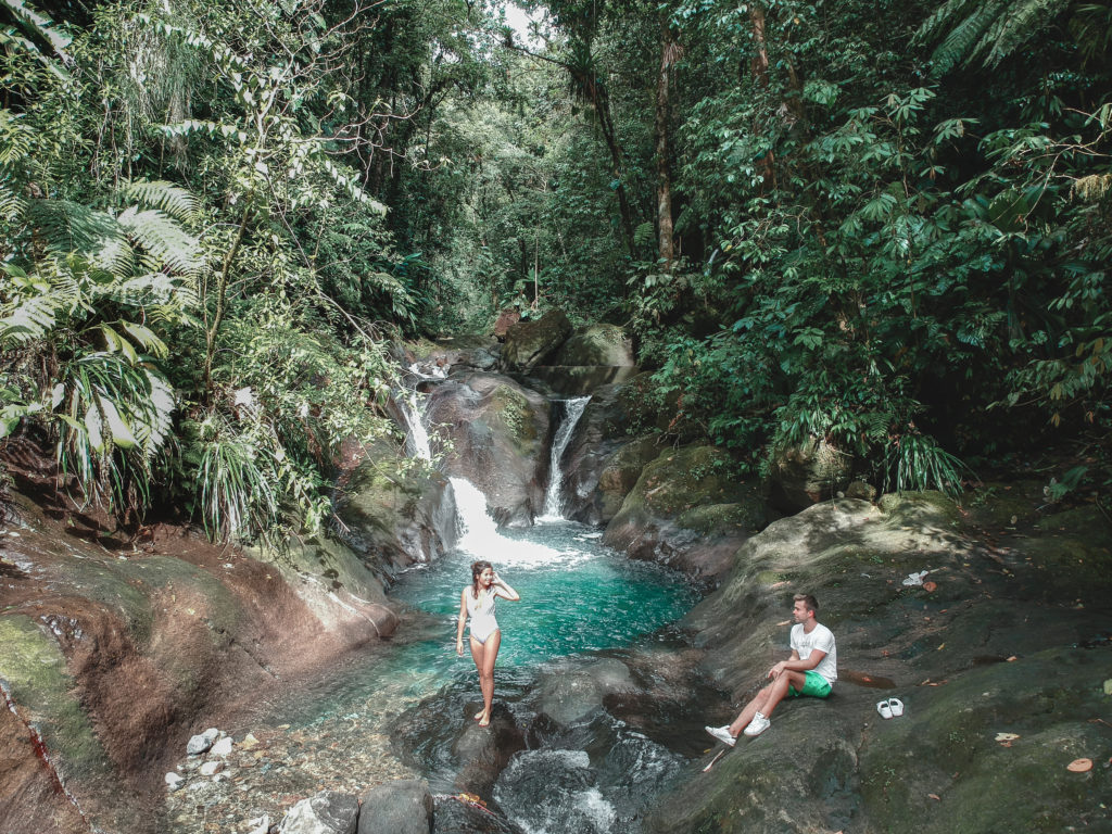 Guadeloupe waterfall