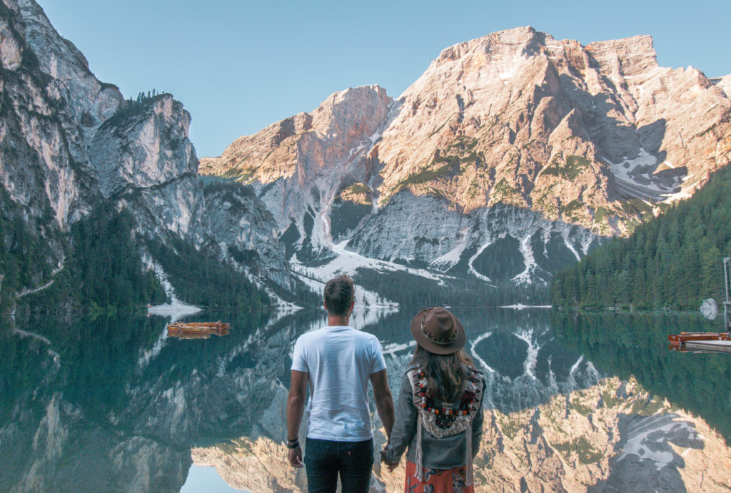 lago di braies dolomites