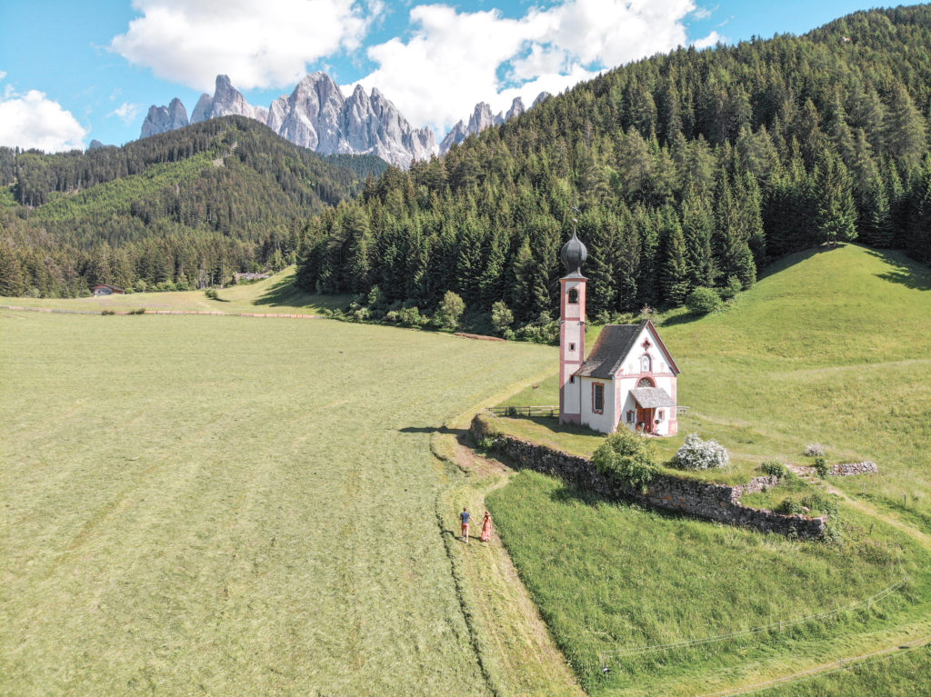 road trip in the dolomites