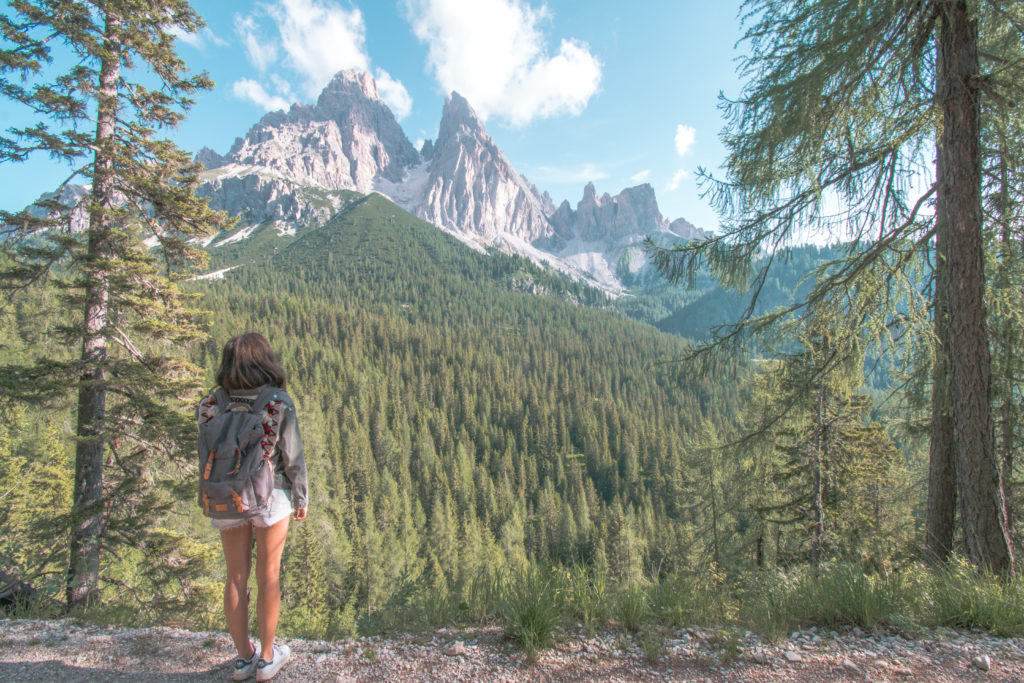 road trip in the dolomites