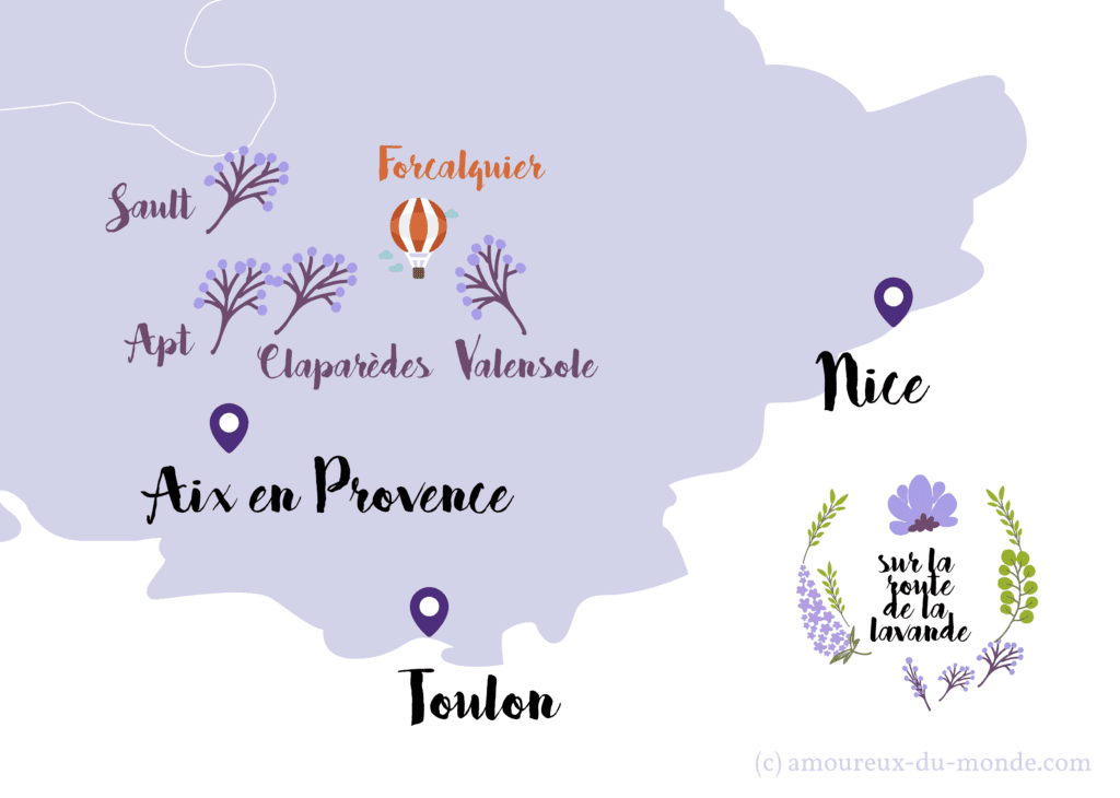lavender map