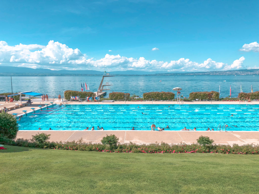 piscine evian