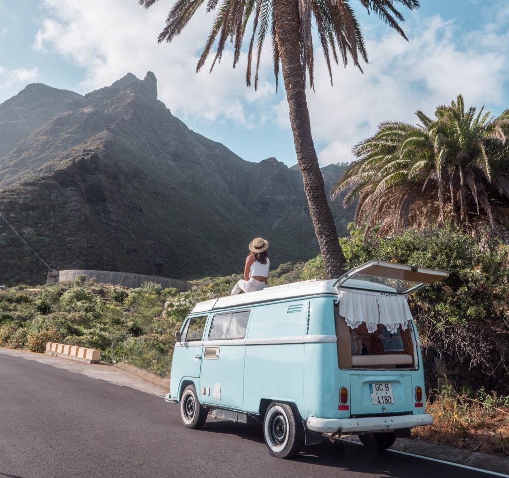 road trip in a van tenerife