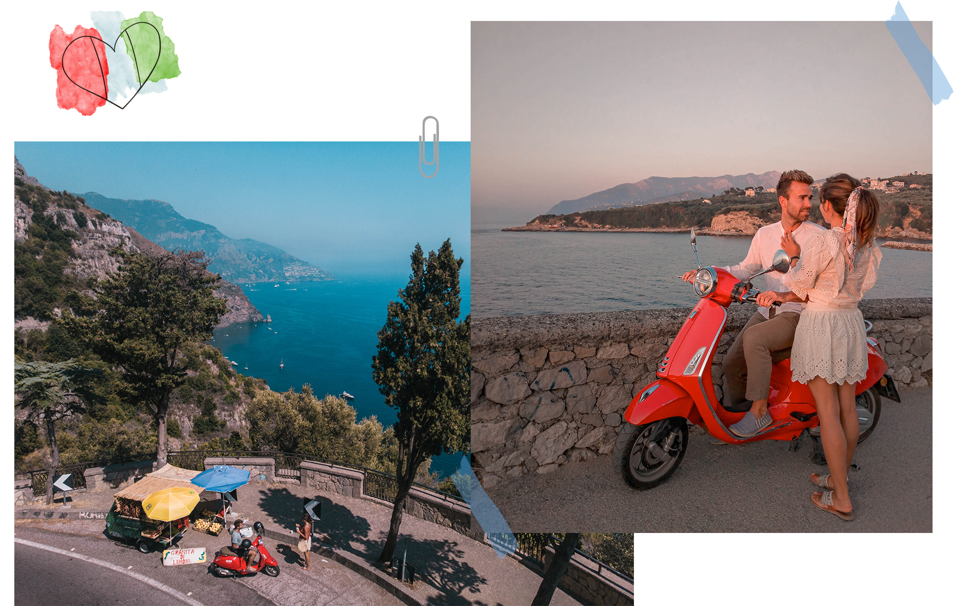 Ruta por la costa de Amalfi