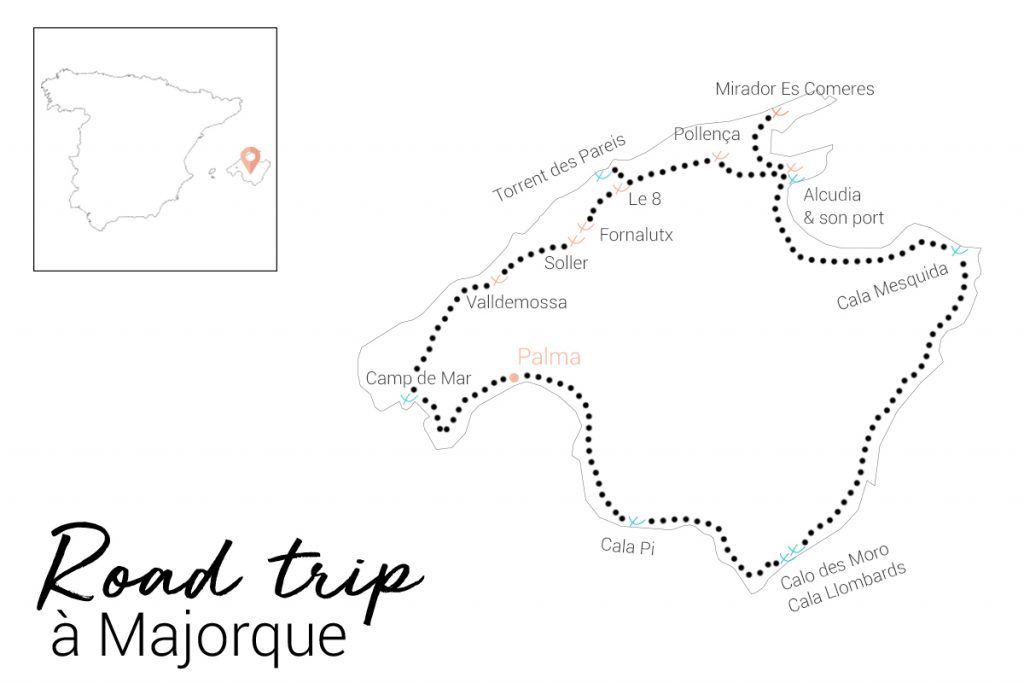 itinéraire pour visiter Majorque