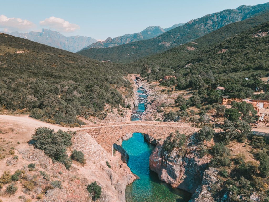 ruta en el norte de Córcega una semana