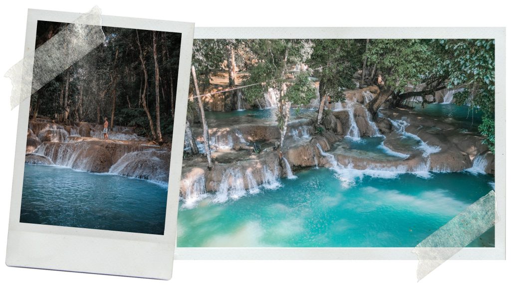 Laos Waterfalls Tad Sae