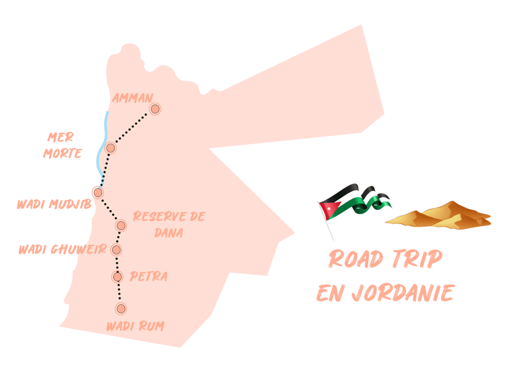 itinéraire road trip jordanie