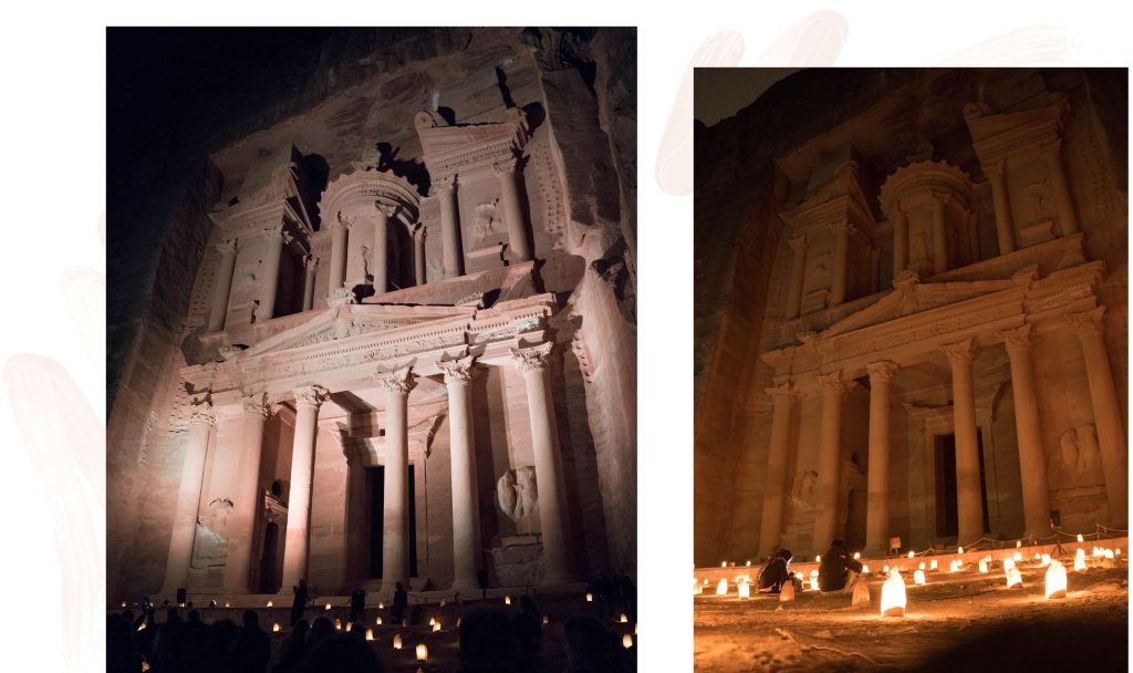 Petra by night