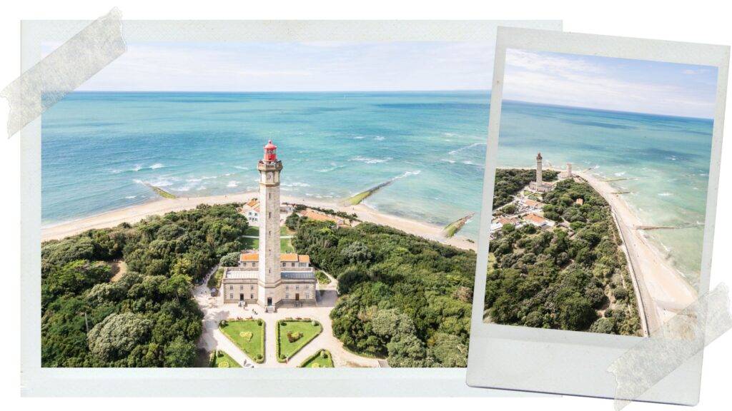 Beach whale lighthouse